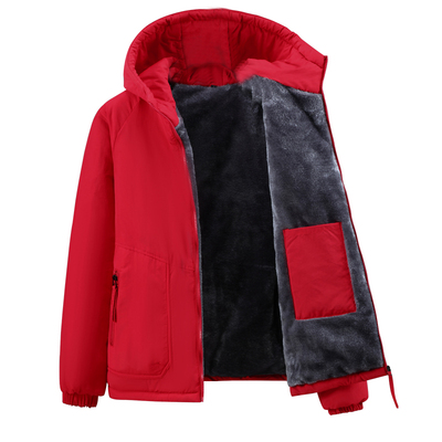 京东工作服加绒加厚棉服外套