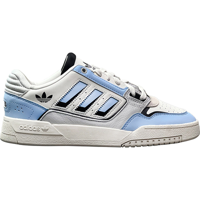 ADIDAS三叶草DROP STEP低帮男鞋 春秋白蓝复古潮流板鞋JI2073