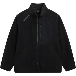 李宁户外CF溯｜Polartec抓绒衣男女同款冬季新款保暖摇粒绒外套