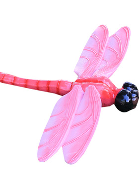 户外花园庭院仿真动物蜻蜓摆件公园景区幼儿园装饰昆虫玻璃钢雕塑