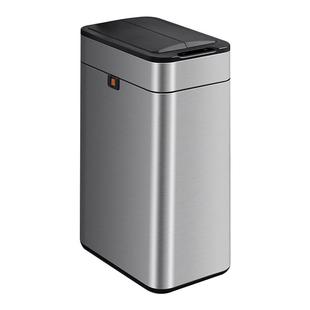 智能垃圾桶自动感应式家用电动不锈钢厨房客厅卫生间大容量卫生桶