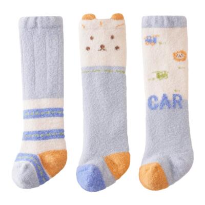 婴儿长筒袜秋冬款0一3月