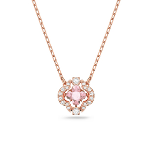 【自营】Swarovski/施华洛世奇跳动的心四叶草锁骨项链送女友礼物