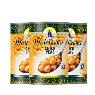 莫利鹰嘴豆罐头400g*3罐意大利进口熟即食三角豆沙拉西餐烘焙原料