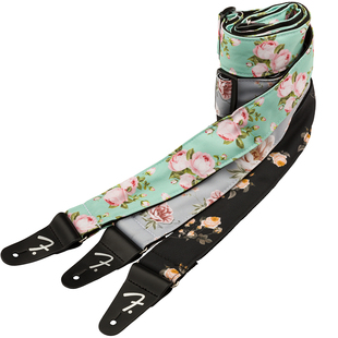 Fender芬德 花卉主题 吉他/贝斯背带