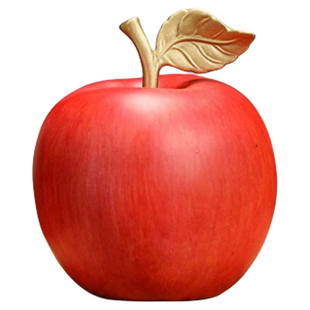 全铜吉祥苹果家居铜苹果摆件客厅办公室仿真平安果装饰品喜庆礼物