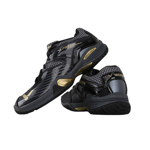 VICTOR/威克多胜利羽毛球鞋黑碳板宽楦男女款耐磨P8510新款维克多