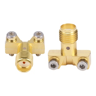 谷波互连SMA-KHD23-1母射频同轴连接器 PCB夹板全免焊接 DC-18GHz