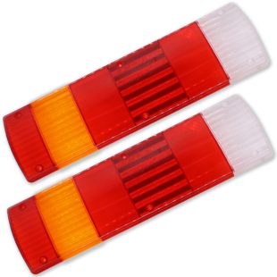 青岛解放奥威尾灯壳J6龙v天V悍V货车后尾灯罩悍威j6l后组合灯前盖