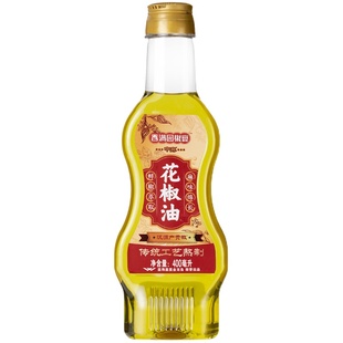香满园椒宴中麻花椒油400ml*1瓶麻椒油凉拌调味烹饪火锅四川汉源