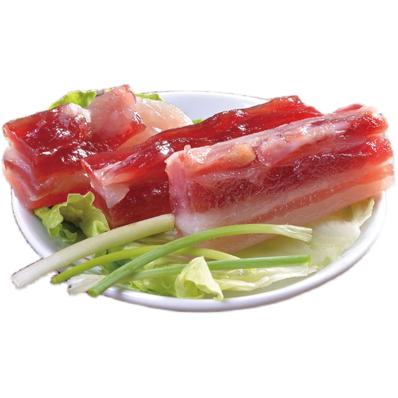 大利是福廣東臘味廣式臘腸臘肉農(nóng)家自制年貨水晶五花臘肉120g*5包