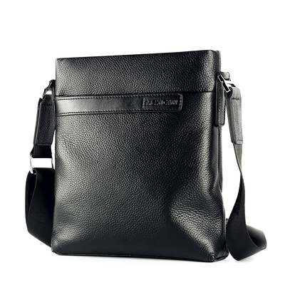 稻草人单肩包真皮商务休闲