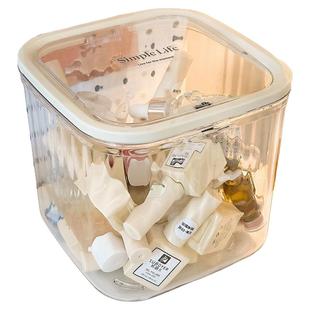 次抛精华收纳盒子桌面亚克力透明桌上化妆品护肤小样小杂物置物架