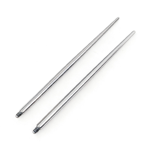 不锈钢引导杆内螺旋耳钉耳骨钉唇钉接引棒耳洞引导针辅助穿刺工具