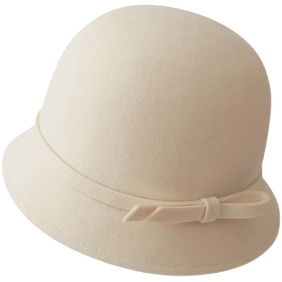 胡茬叔叔毛毡帽气质优雅女生秋冬