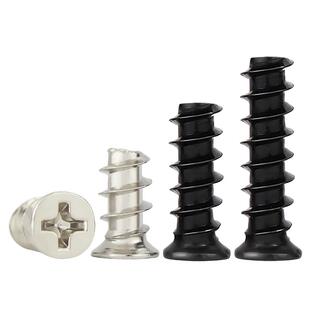 镀镍/铁黑(小头)机箱风扇平头自攻螺丝 沉头平尾自攻钉KB小螺钉M5