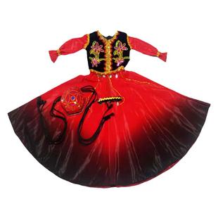 新款六一儿童新疆舞演出服小小古丽少数民族服装男女维吾族舞蹈服