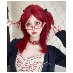 Alicegarden假发女长发网红甜酷辣妹中分刘海中长发Lolita全头套