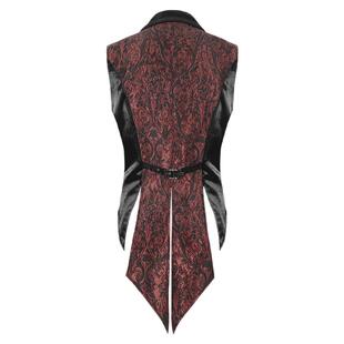 Devil fashion 哥特提花燕尾男款西装马甲【WT07601 WT07602】