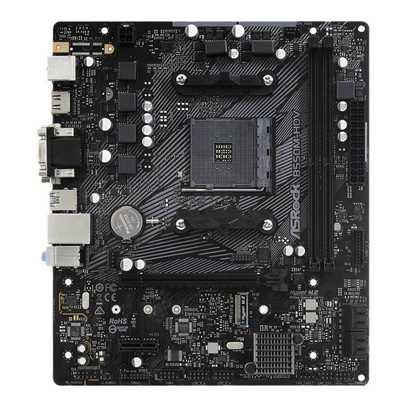 华擎B450M B550M 支持AMD5000系  H470M B560M-HDV主板支持英特尔