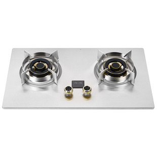 全铜炉头燃气灶双灶家用天然气小开孔猛火灶纯铜不锈钢定时煤气炉