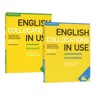 原版剑桥英语常用搭配english collocations in use Intermediate 含答案英语学习自学工具书第二版中阶(PET-FCE)中图正版教材