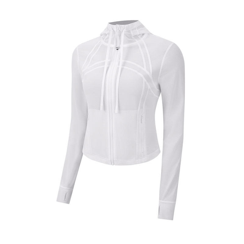 Define 女士短款连帽夹克 *网面丨lululemon丨LW3JHWS