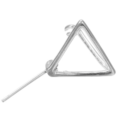 小众原创设计镂空三角架几何耳扣