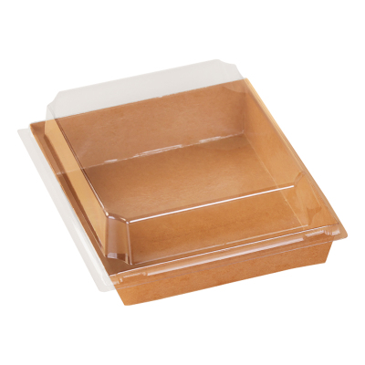 三明治盒子透明纸塑盒一次性防油