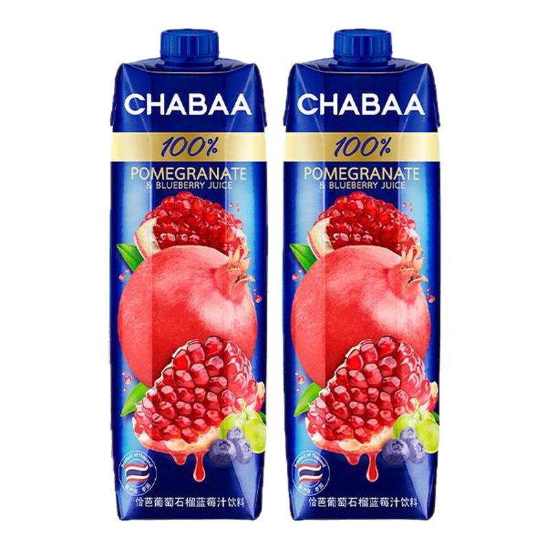 CHABAA恰芭纯果汁无色素泰国1L装