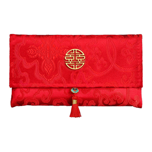 改口红包结婚专用订婚万元喜包2025新款创意高档布艺见面礼利是封