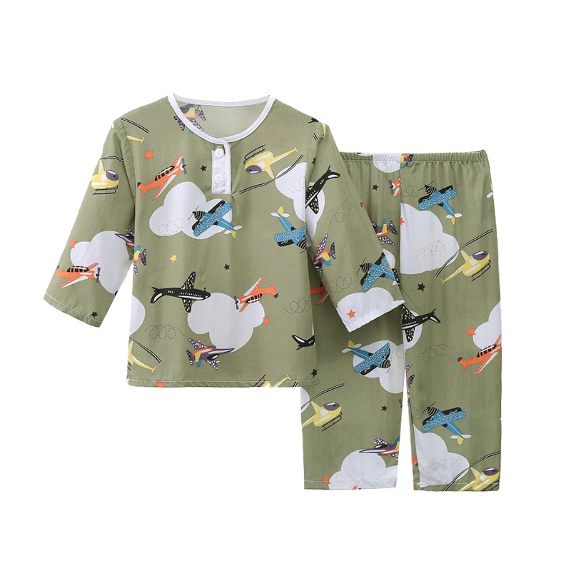 夏季青少年棉绸休闲家居服大码