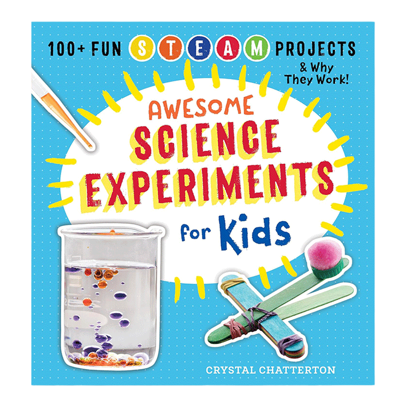 英文原版 Awesome Science Experiments for Kids 儿童科学实验书 100个STEAM活动项目 英文版 进口英语原版书籍
