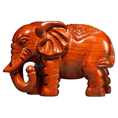 花梨木质祝福客厅实木摆件工艺品