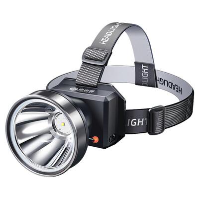 【工地专用头灯】头戴式强光照明