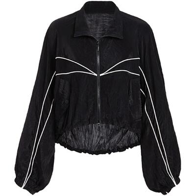 FivePlus复古运动短款撞色外套