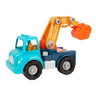 Battat拆装工程车电钻组装儿童拆装螺丝玩具车益智玩具新年礼物