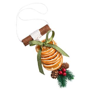 大橘大利橙片汽车挂件持久留香女高级感车内吊坠创意肉桂挂饰礼物