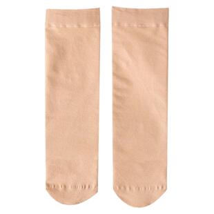 加厚丝袜天鹅绒中高筒永春秋冬肤黑色袜子女不露脚踝神器加长大码