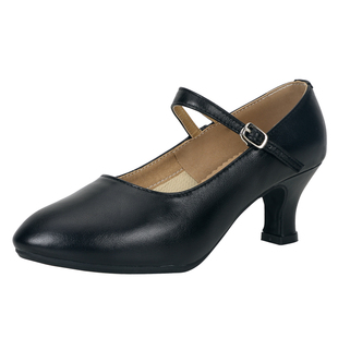 真皮拉丁舞鞋女成人软底舞蹈鞋牛皮黑色广场舞鞋2025新款摩登舞鞋
