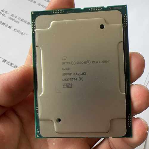 议价-铂金 8280 2.6G CPU 28核心56线程 2代最高-可维修