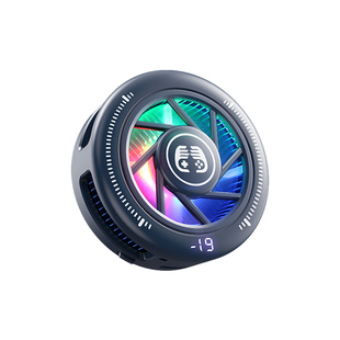 AI控温小饼干手机散热器磁吸半导体制冷静音降温神器直播专用背夹电竞主播游戏风扇贴片适用苹果小米华为黑鲨