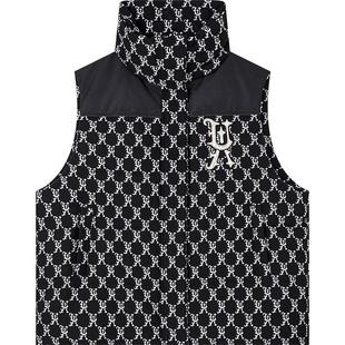 UOOYAA/乌丫经典老花拼接羽绒马甲