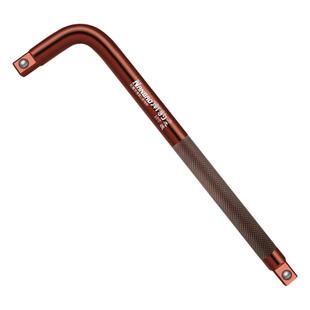 S2红魔1/2寸L型套筒弯杆加强气动接杆超硬气动小风炮扳杆延长直杆