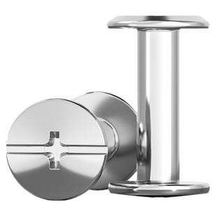 304不锈钢子母铆钉镀镍对接锁螺丝螺母镀铜相册帐本菜谱螺钉M4M5