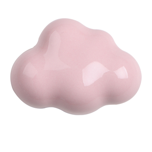 新款亮光大云朵挂钩衣帽钩衣挂衣架衣服衣柜侧面壁挂单个陶瓷单孔