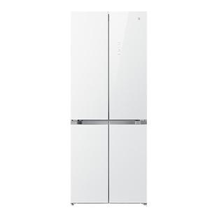 小米米家439L60cm超薄平嵌白色玻璃十字门风冷无霜嵌入式冰箱