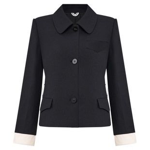 马君妍同款lost in echo春夏新款正肩修身收腰西装外套显瘦半身裙