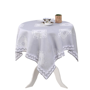 圆桌桌布长方形餐桌茶几书桌床头柜家电冰箱盖巾方桌家用布艺台布