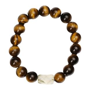 敦煌研究院虎眼石黄水晶招财手串 文创手串手链男生款招财送爸爸